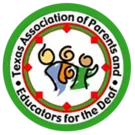 Texas Association of Parents and Educators of The Deaf Logo