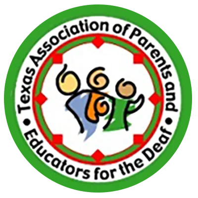 Texas Association of Parents and Educators For The Deaf Logo